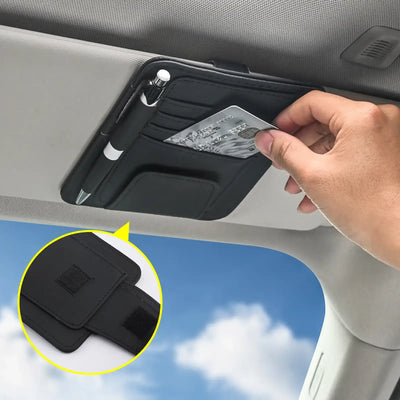Auto-Sonnenblenden-Organizer mit Taschen – SwissGlanzGarage Autopflege Schweiz