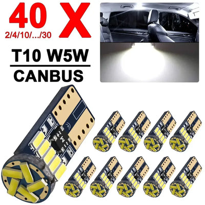 T10 W5W LED CANBUS Birne 6500K Weiss – SwissGlanzGarage Autopflege Schweiz
