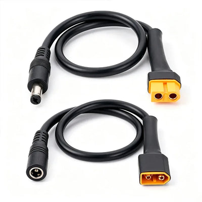 Solarverbindungskabel XT60 Stecker auf DC5521 18AWG – SwissGlanzGarage Autopflege Schweiz