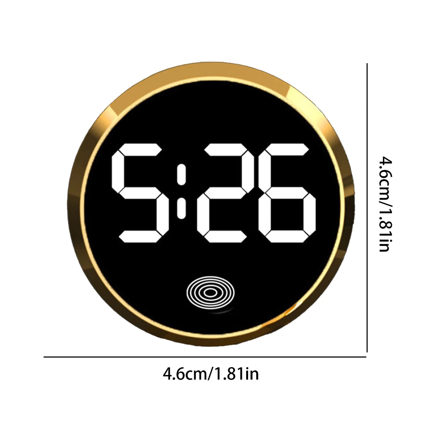 Touch-Control Auto LED Uhr