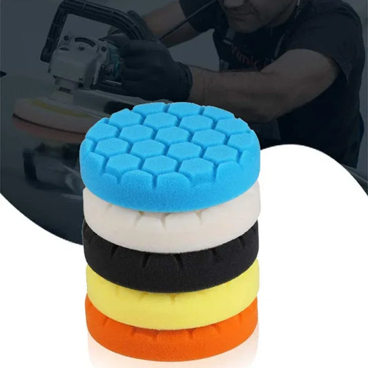 5er Polierscheiben Set – SwissGlanzGarage Autopflege Schweiz