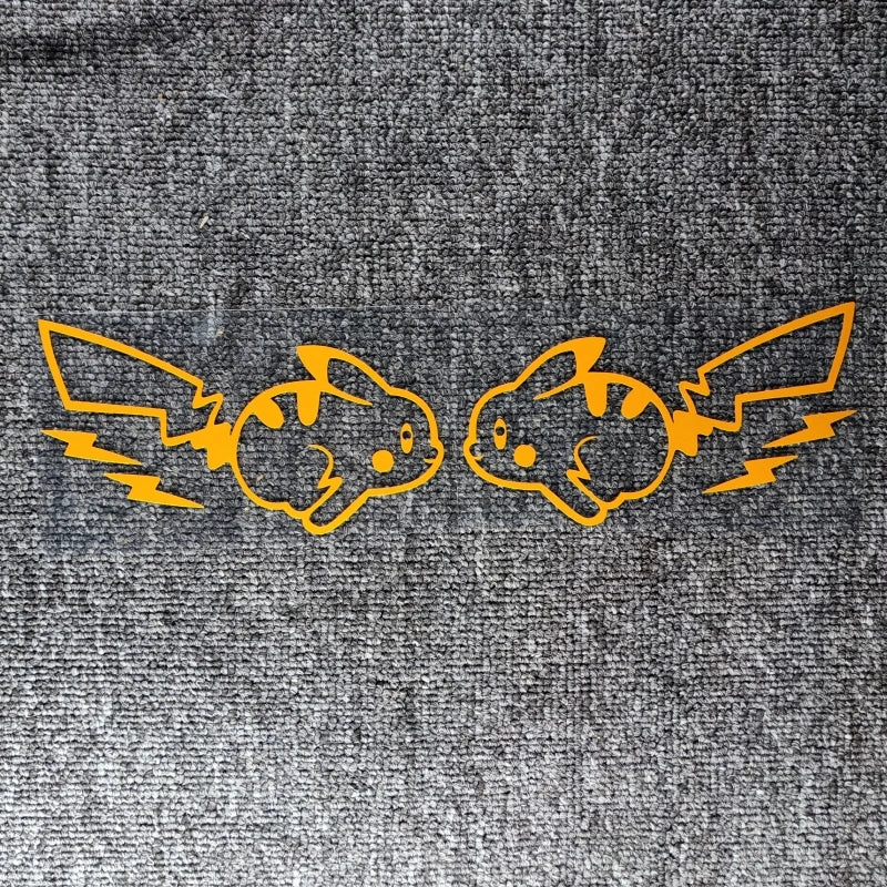 Pokemon Pikachu Auto-Aufkleber Set