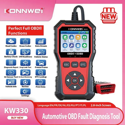 KONNWEI KW330 OBD2 Fehlerdiagnosegerät – SwissGlanzGarage Autopflege Schweiz