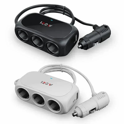 3-fach Zigarettenanzünder Splitter mit USB – SwissGlanzGarage Autopflege Schweiz