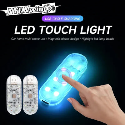 LED Mini Touch Lampe kabellos USB-Ladefunktion – SwissGlanzGarage Autopflege Schweiz