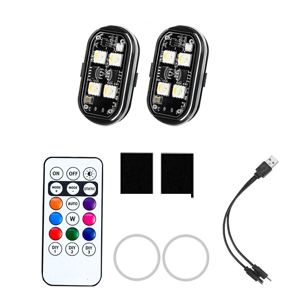 Kabellose LED Stroboskop-Beleuchtung 8 Farben