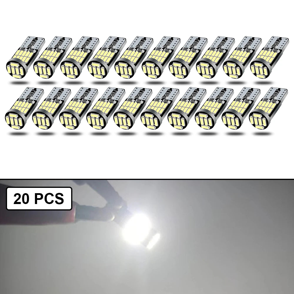 W5W T10 LED-Birnen 4014 SMD 6000K 5W5 - Superhelle –