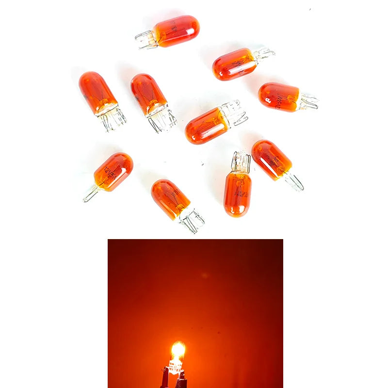 T10 W5W 12V 5W Signal-Lampe Glas 10er Set