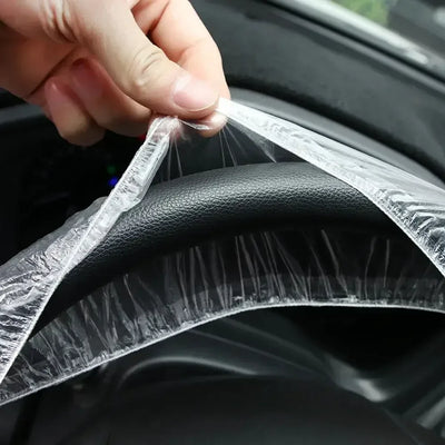 Lenkradschutzfolie Set 100 Stück – SwissGlanzGarage Autopflege Schweiz