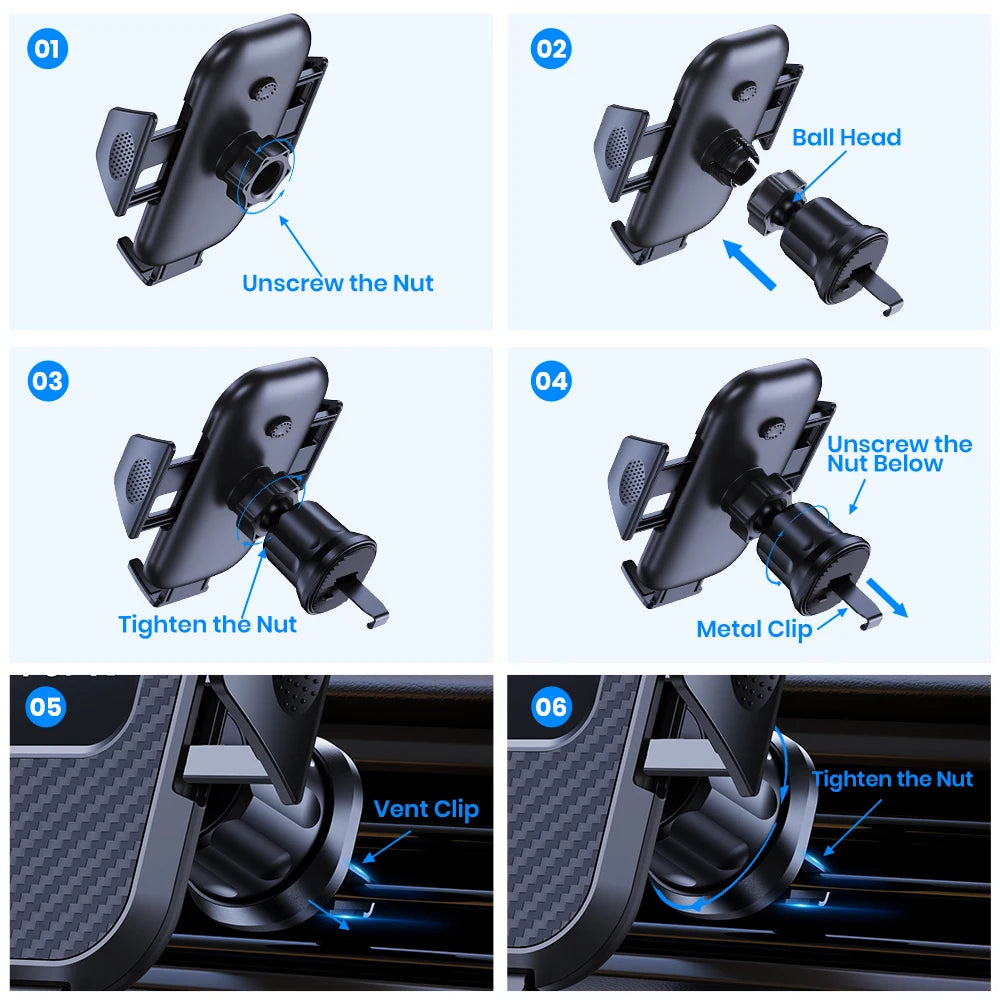 Magnetische Auto-Handyhalterung – mit Clip – SwissGlanzGarage Ansicht 6