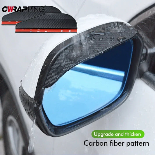 Regenschutz-Folie Rückspiegel Carbon – SwissGlanzGarage Ansicht 2
