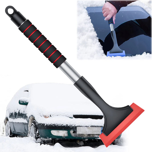 Verlängerbarer Alu-Eiskratzer mit Bürste – SwissGlanzGarage Ansicht 2