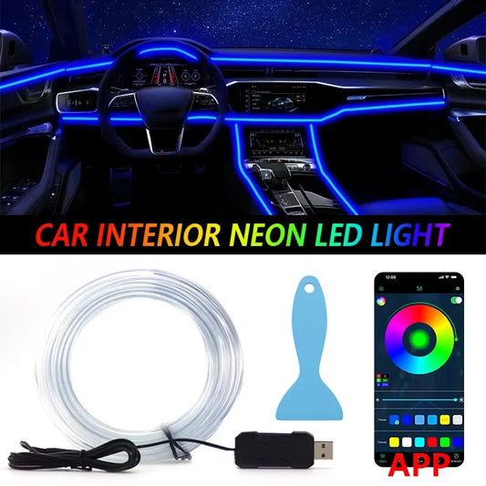 RGB Ambient LED Lichtstreifen 1-5M USB – SwissGlanzGarage Ansicht 2