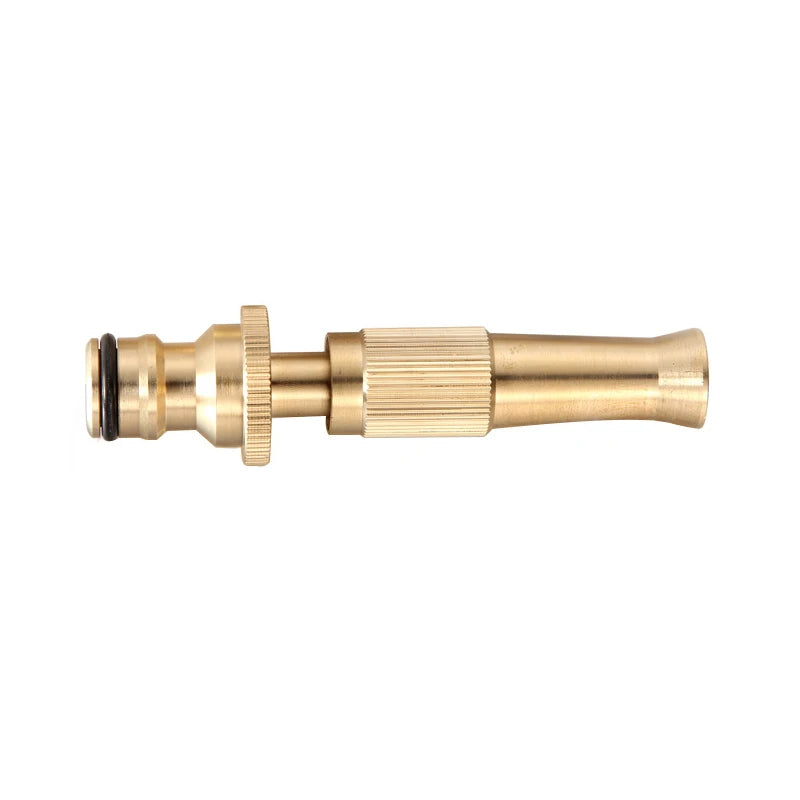 Sprinkler conector rápido spray bico pistola de água bronze alta pressão spray direto casa mangueira jardim arma ajustáv