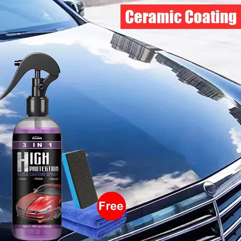 Auto-Keramik-Beschichtungswachs, flüssiges Glas, Auto-Körperpolitur, hydrophober