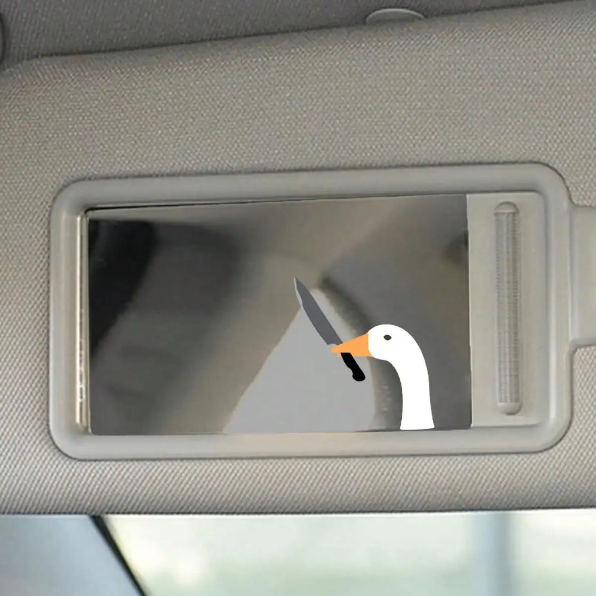 Lustiger Gans Aufkleber für Rückspiegel – SwissGlanzGarage Ansicht 6