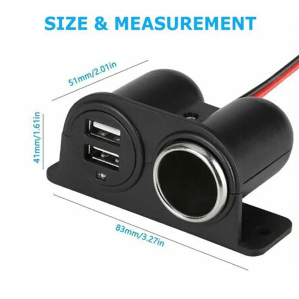 Auto Zigarettenanzünder Splitter 3.1A Dual USB – SwissGlanzGarage Ansicht 6