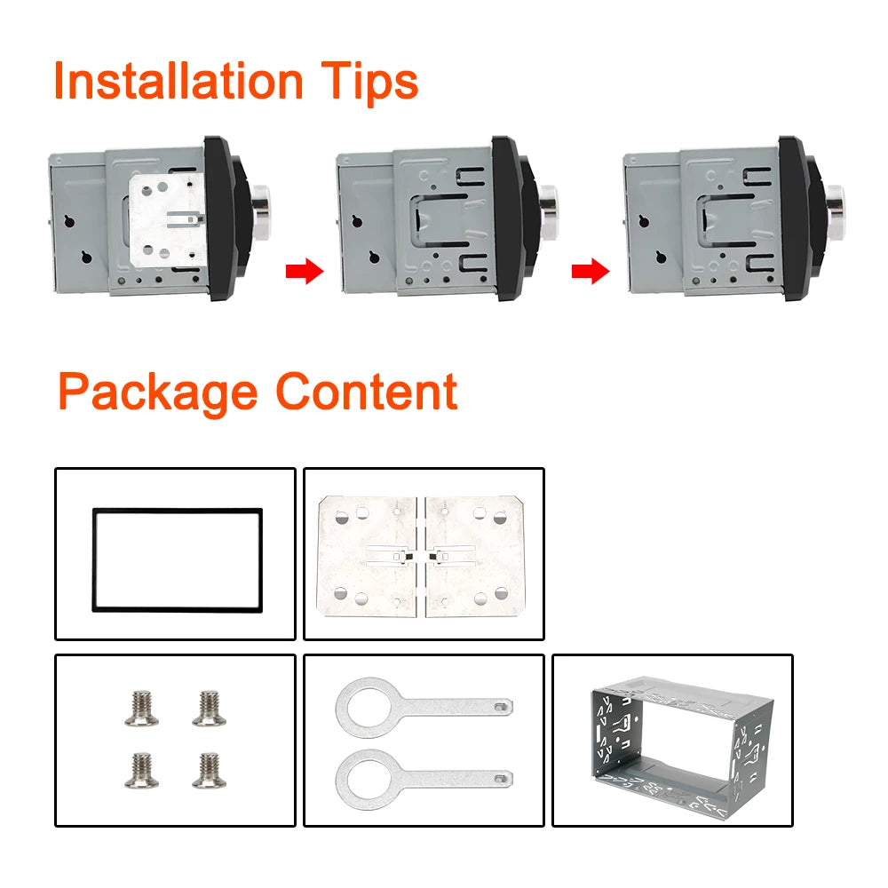 2-DIN Montage-Fascia Set – SwissGlanzGarage Ansicht 6
