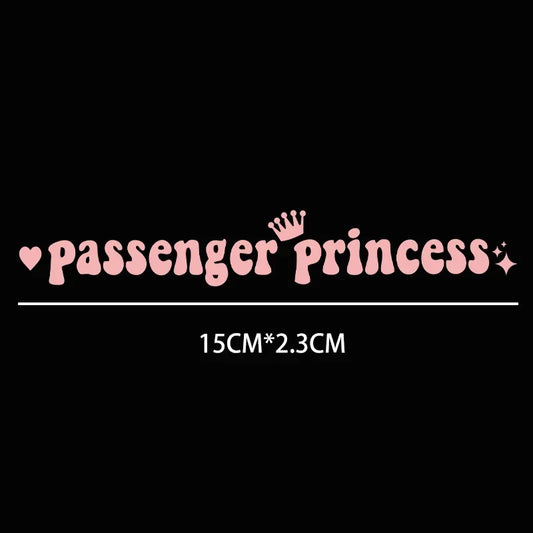 Passenger Princess Auto-Aufkleber 15x2.3cm – SwissGlanzGarage Ansicht 2
