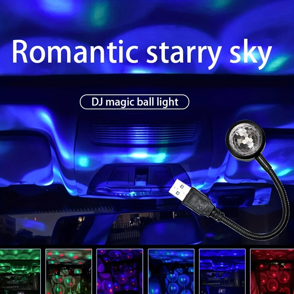 USB LED Sternenhimmel Innenbeleuchtung – SwissGlanzGarage Ansicht 6