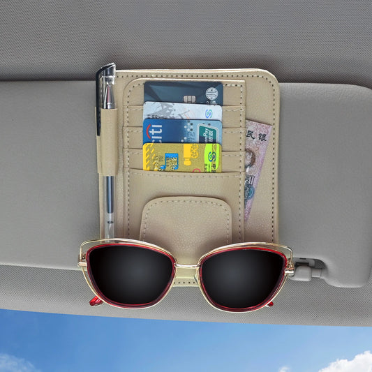 Auto-Sonnenblenden-Organizer mit Taschen – SwissGlanzGarage Ansicht 2