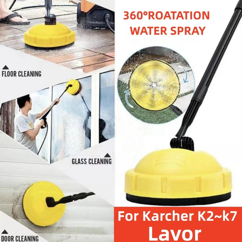 High Pressure Rotary Brush, Disc Floor Scrubber, Floor Scrubber, Cleaning Car Brush, For Karcher K ~K7/Lavor Car Washing