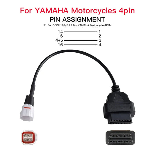 OBD2-Stecker für Honda 6Pin Motorrad – SwissGlanzGarage Ansicht 2