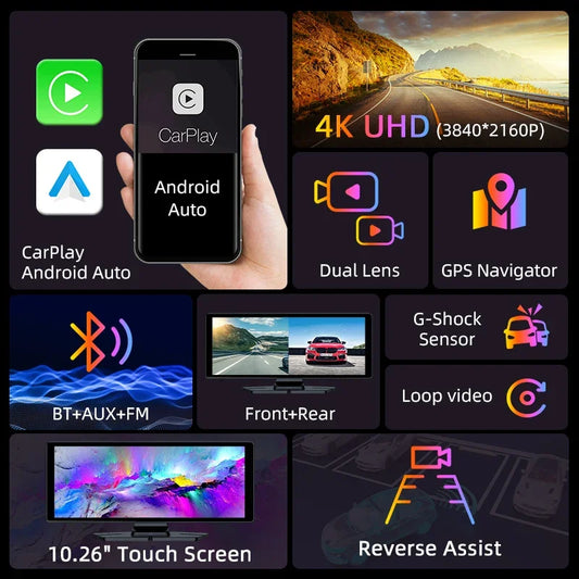 XUDA 2 in 1 CarPlay & Android Auto Adapter – fürs – SwissGlanzGarage Ansicht 2