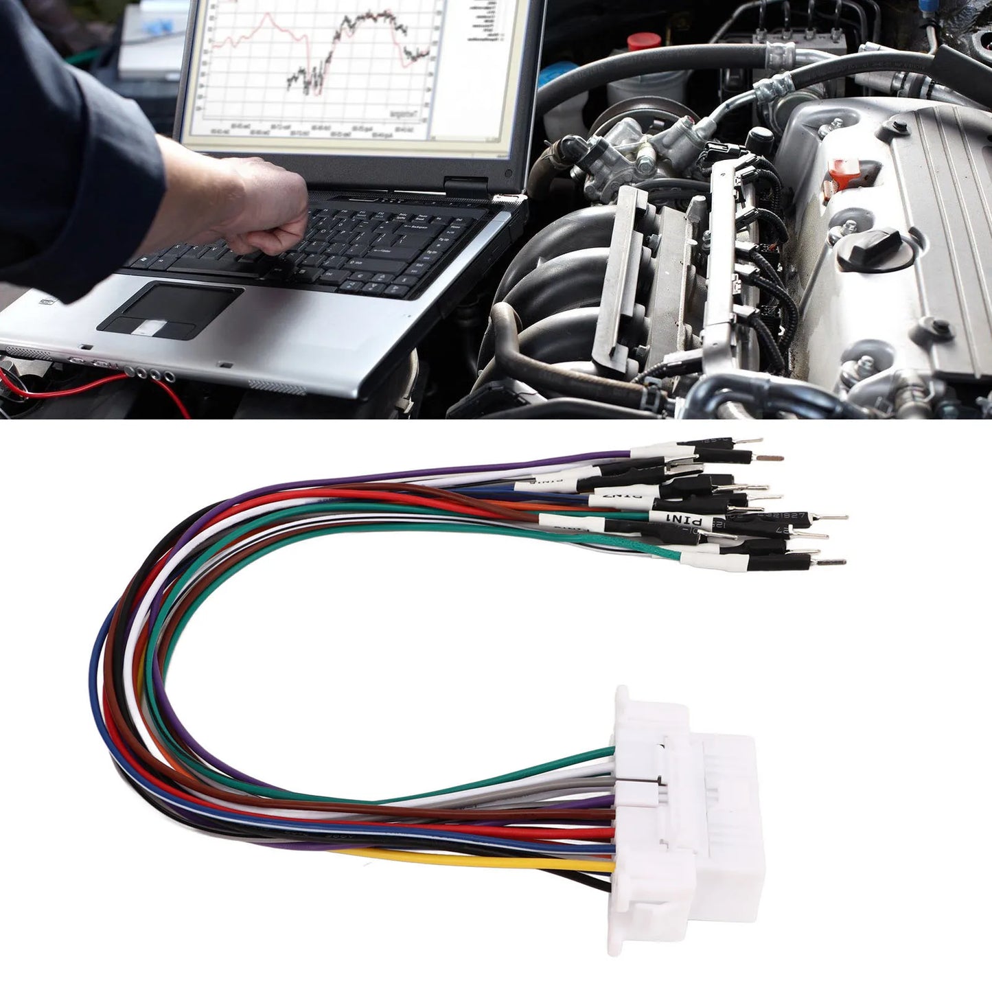 16 Pin OBD2 Anschlusskabel – SwissGlanzGarage Ansicht 6