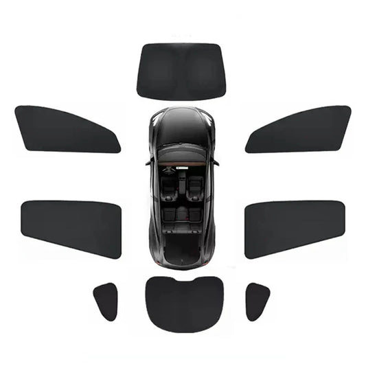 Auto-Sonnenschutz Set für Tesla Model Y