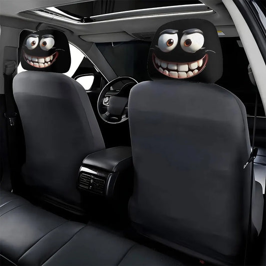 Kopfkissenbezug mit Smiley-Motiv – SwissGlanzGarage Ansicht 2