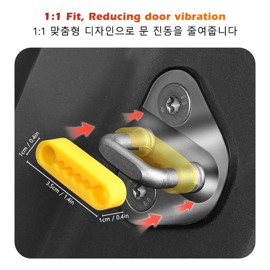 Türschloss-Dämpfer Universal Soundproof Damper – SwissGlanzGarage Ansicht 2