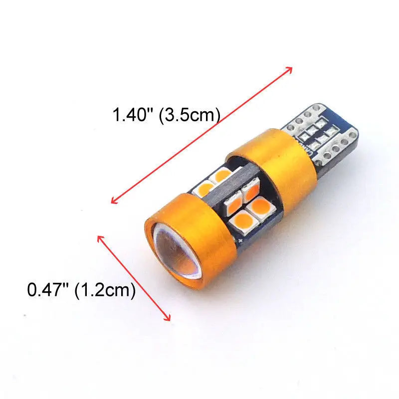 T10 12V LED Signallicht Orange – SwissGlanzGarage Ansicht 6