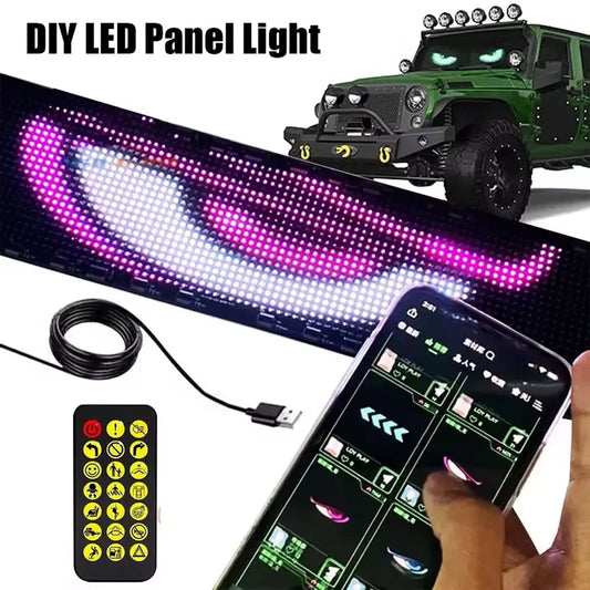 2M Devil's Eyes LED Matrix Panel Lichtfolie – SwissGlanzGarage Ansicht 2