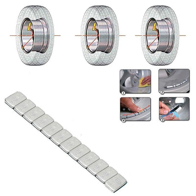 Eisen Felgen-Balance-Gewichte 60g – SwissGlanzGarage Ansicht 3