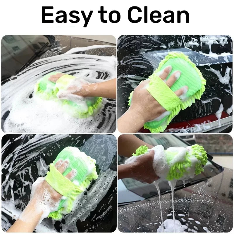 Microfiber Car Washer Sponge Cleaning Car Care