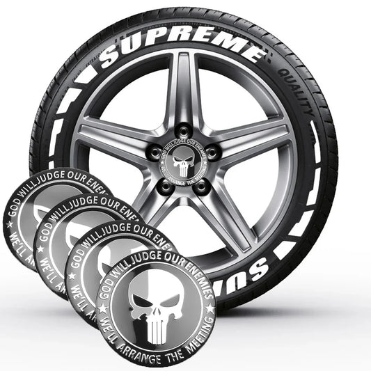 3D Radnabenkappen-Aufkleber Set – SwissGlanzGarage Ansicht 2
