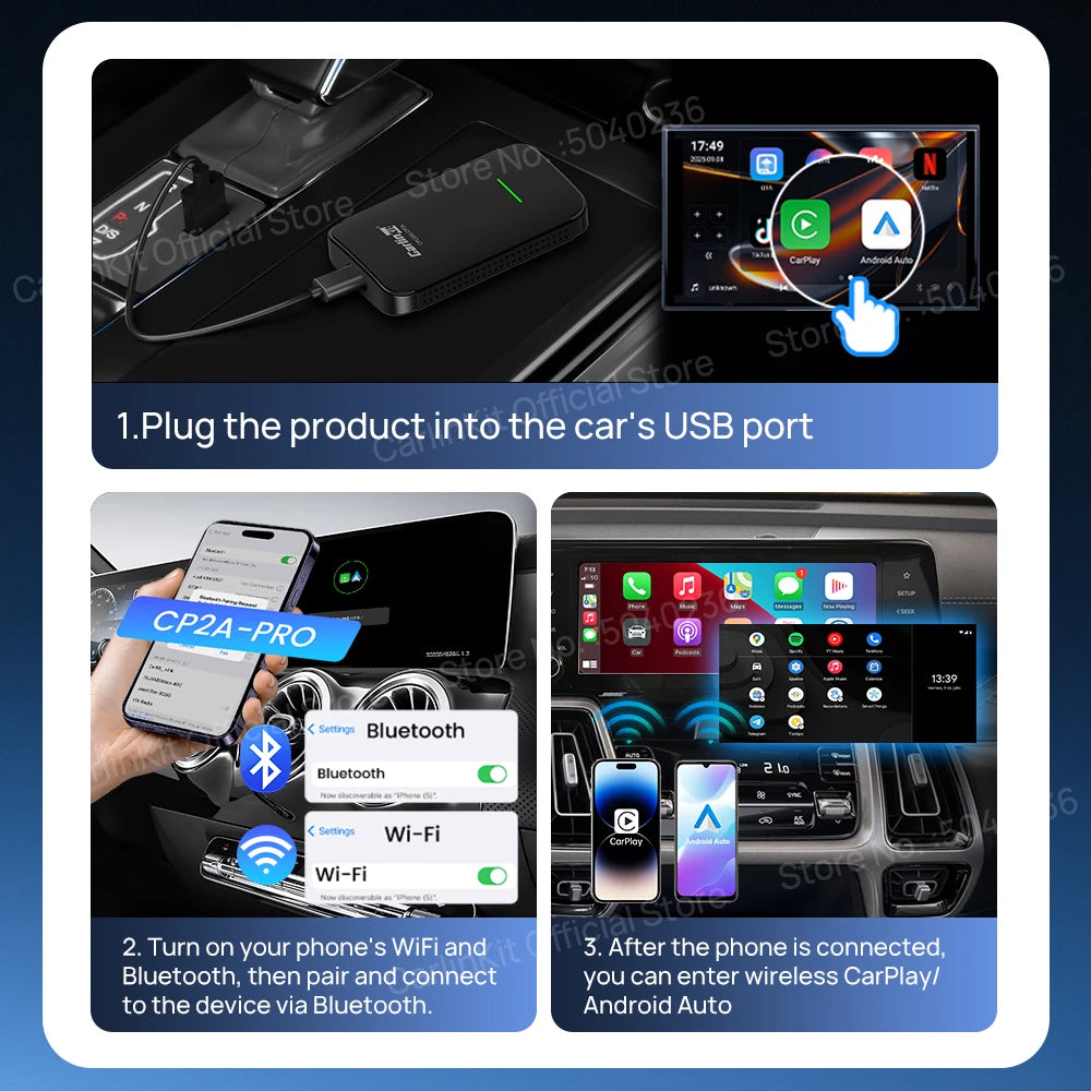 CarPlay Android TV Box CP2A Pro – SwissGlanzGarage Ansicht 6