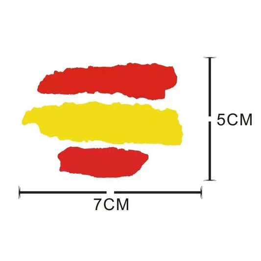 Kreative Spanien Vinyl Aufkleber Set – SwissGlanzGarage Ansicht 2