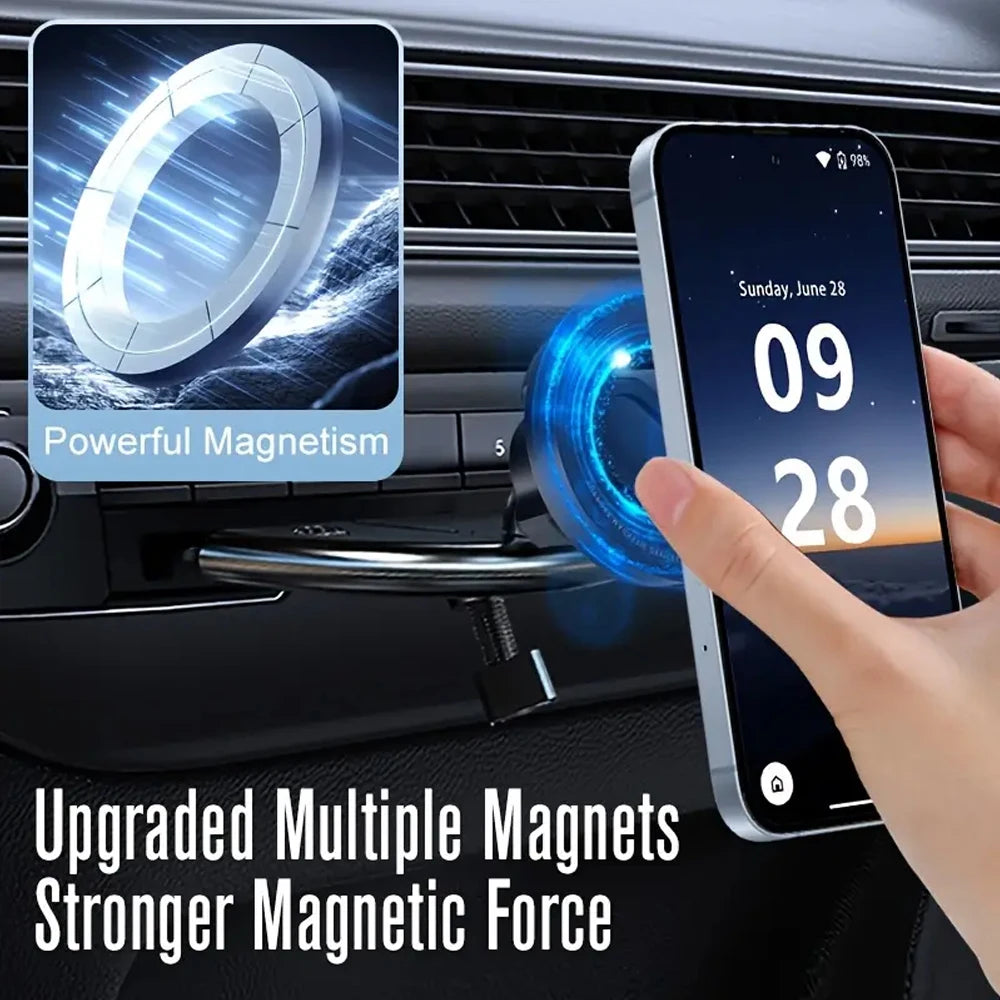 Auto-Handyhalterung mit Saugnapf – Magnetisch – SwissGlanzGarage Ansicht 6