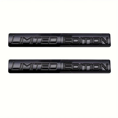 3D Metall Emblem Limited Edition Aufkleber – SwissGlanzGarage Autopflege Schweiz