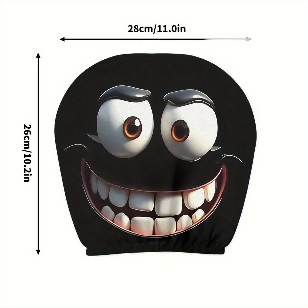 Kopfkissenbezug mit Smiley-Motiv – SwissGlanzGarage Ansicht 6