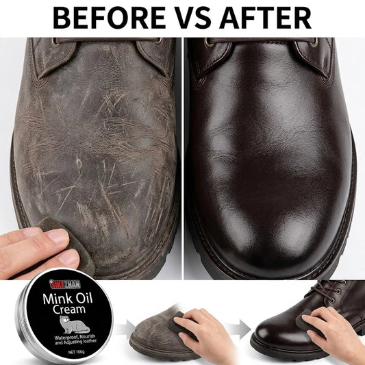 Mink Oil Lederpflegecreme 100g – SwissGlanzGarage Ansicht 2