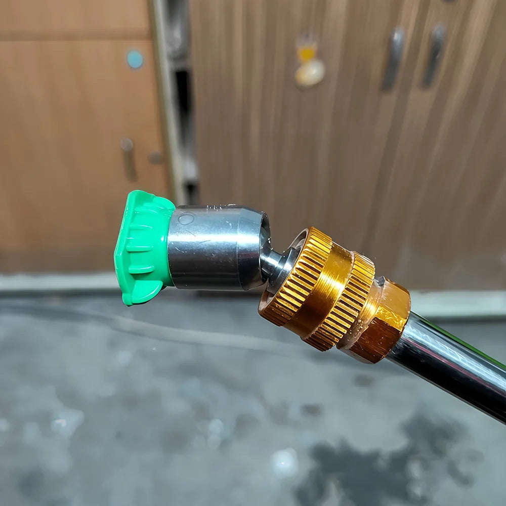High Pressure Washer Nozzle 1/4'' Quick Connect Rotary Spray Jet Tip for Car Cleaning Patio - Efficient Cleaning