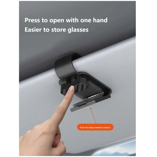 Auto-Sonnenbrillen-Halter aus Carbon – SwissGlanzGarage Ansicht 2