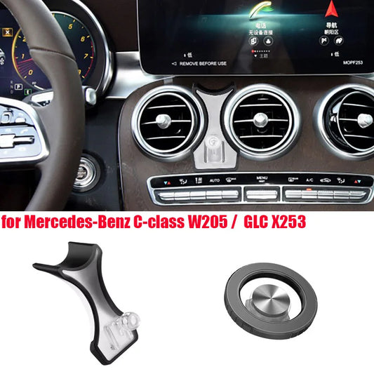Handyhalterung für Mercedes-Benz C-Klasse – SwissGlanzGarage Ansicht 2