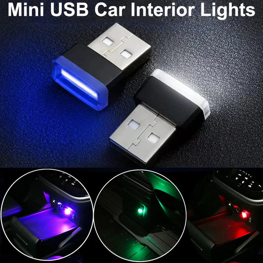 Mini USB LED Auto-Innenraumbeleuchtung – SwissGlanzGarage Ansicht 2