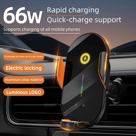 Kabelloser Handyhalter 66W Schnellladegerät – SwissGlanzGarage Ansicht 2