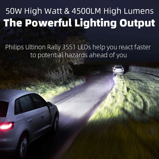 Philips Ultinon Rally 3551 LED H4 H7 H11 HB3 HB4 – SwissGlanzGarage Ansicht 2