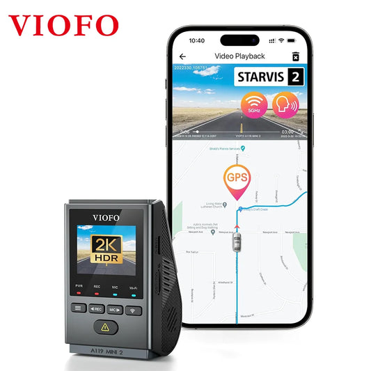 VIOFO A119MINI-2 Dash Cam 2K 60FPS – SwissGlanzGarage Ansicht 2
